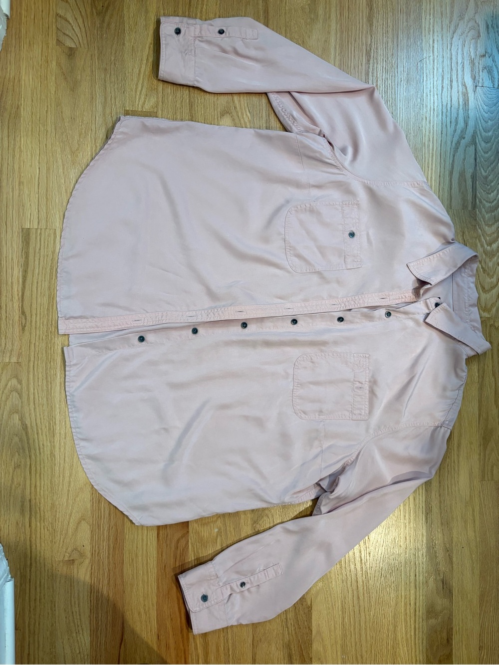 Women’s Chaps Light Pink Button-Up Shirt Sz 2X